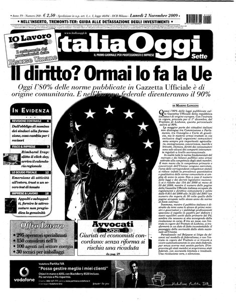 Italia oggi : quotidiano di economia finanza e politica